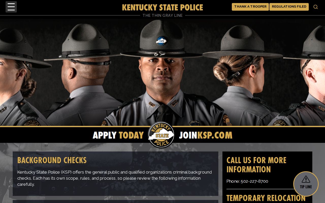 Wolfe County criminal history KSP background check options