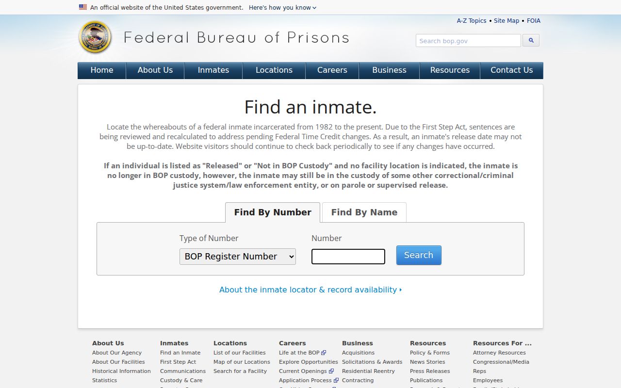 Federal custody locator distinguished from Wolfe County arrest records
